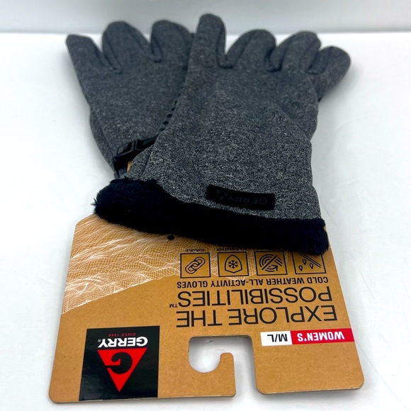 GERRY, GREY COLOR WOMEN’S GLOVES,M/L WATER RESISTANCE,WIND PROOF,COLD PROTECTION - Picture 13 of 16